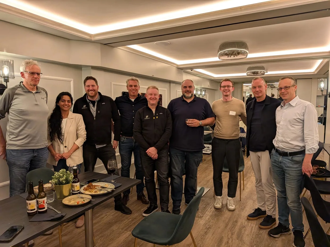Founders and operators at the FTW Investment Climate Dinner alongside Future Food-Tech in Amsterdam