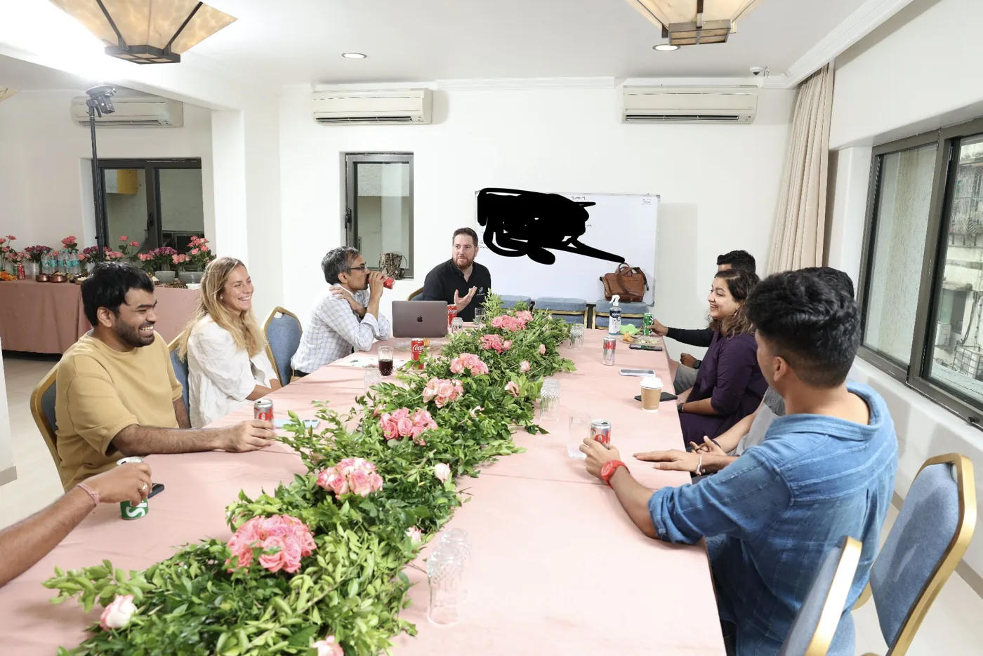Founders and operators at the FTW Investment Climate Dinner in Mumbai