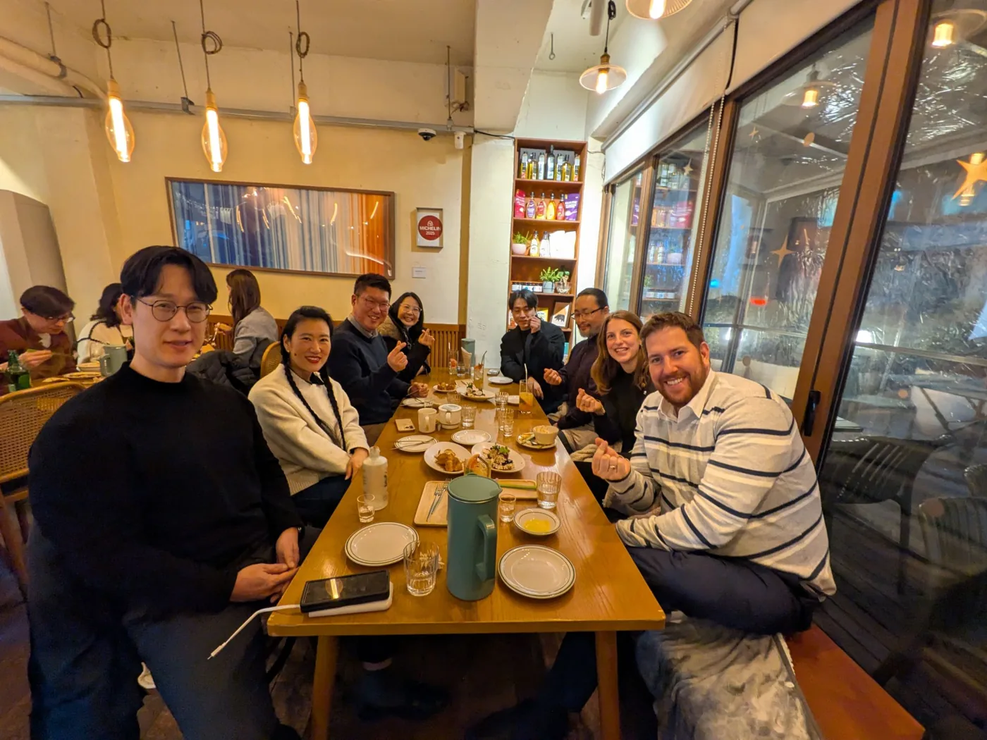 Founders and operators at the FTW Investment Climate Dinner in Seoul