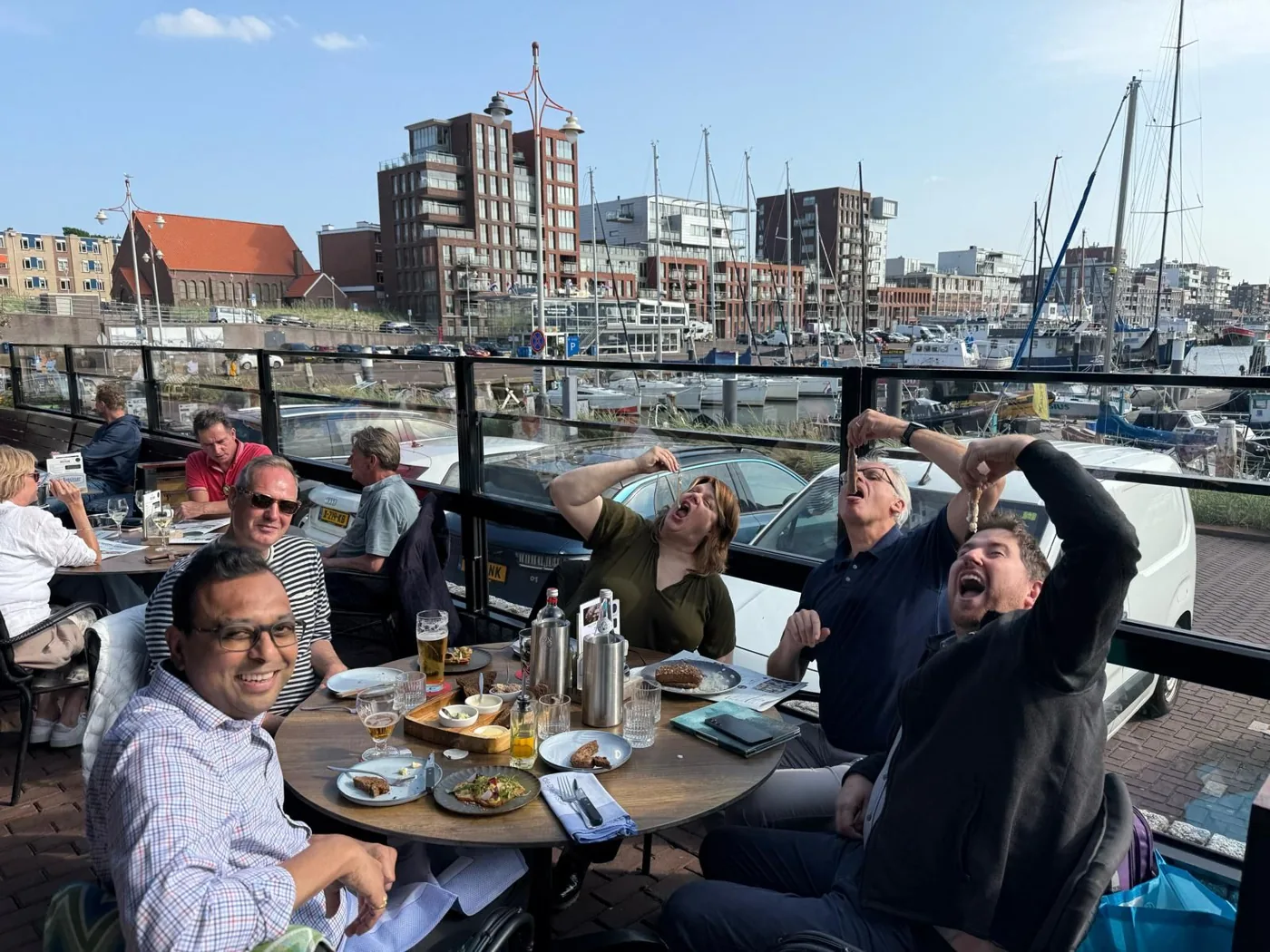 Founders and operators at the FTW Investment Climate Dinner alongside Bio Base Europe in The Hague